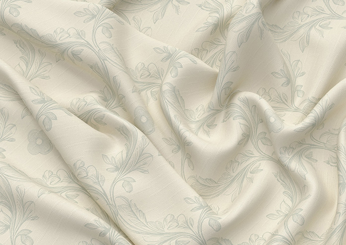 Trellis Prints, Vine and Bloom Romsey Bud Green - Made to Measure Curtains - Image 4